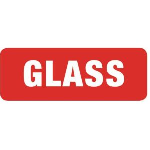 Glass Labels (89x32mm)