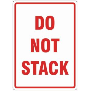Do Not Stack Labels (108x79mm)