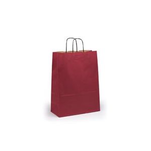 Red Paper Carrier Bags Twist Handle