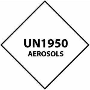 UN1950 Aerosols (100x100mm)