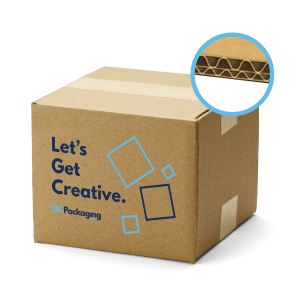 Double Wall Brown Cardboard Boxes - Printed 2 Colour