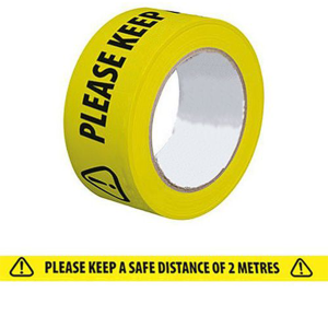 Keep Safe Distance Floor Marking Tape