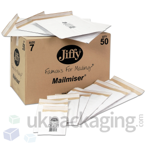 White Mailmiser Jiffy Bags 