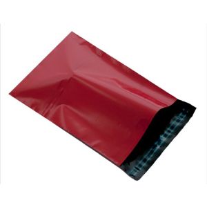 Red Polythene Mailing Bags