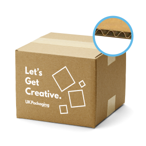 Single Wall Brown Cardboard Boxes - Printed 1 Colour