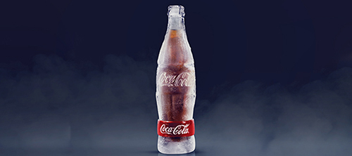 Coca Cola Ice Bottle